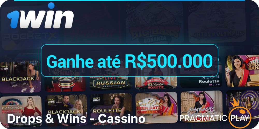 1Win Bônus Brasil - Bônus de depósito de boas-vindas de até 500%