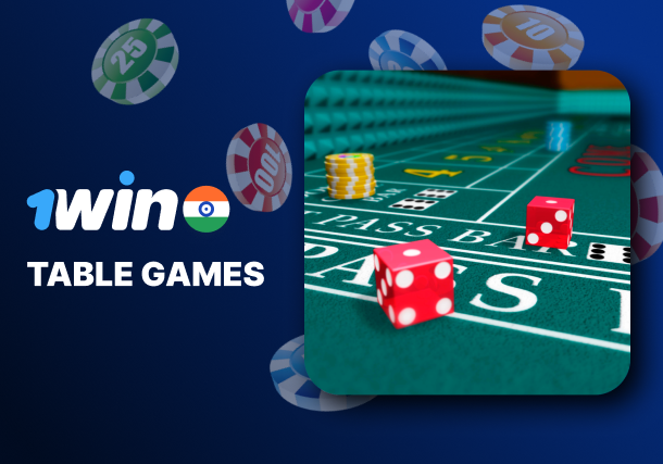 Classic table games at 1Win Casino
