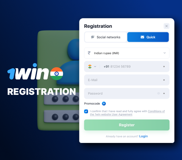 Step-by-step registration guide for 1Win Indian players
