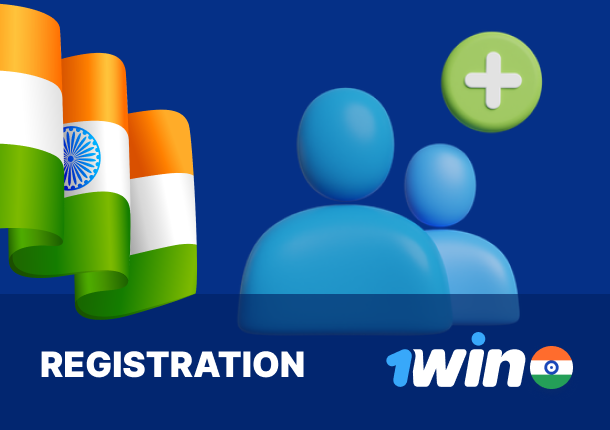 Registration on 1win in India