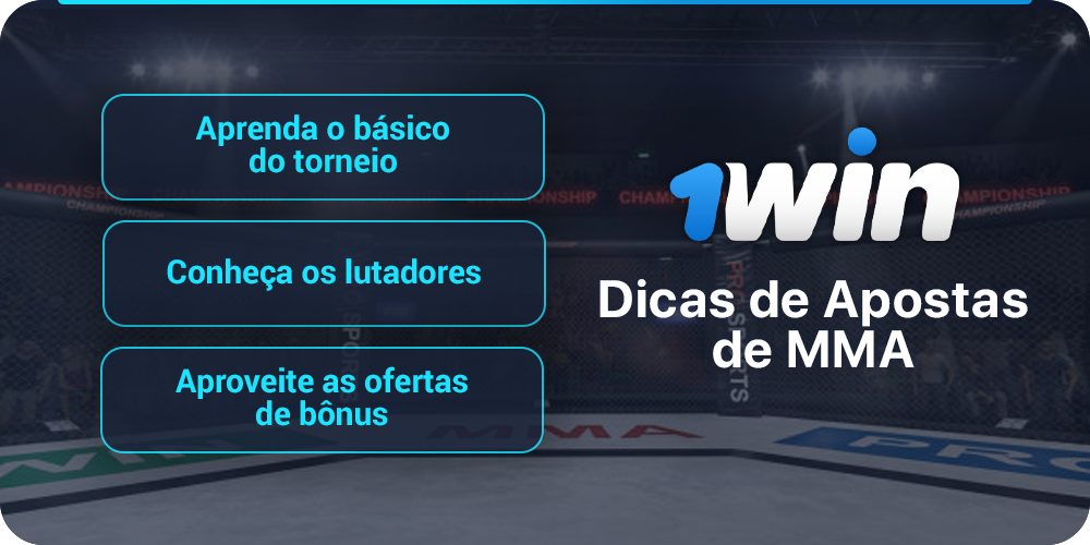 Dicas para os brasileiros que apostaram em lutas de MMA na 1Win