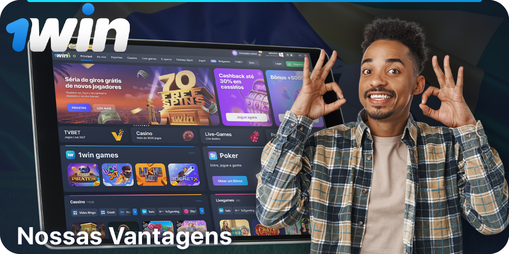 Principais vantagens da 1Win no Brasil