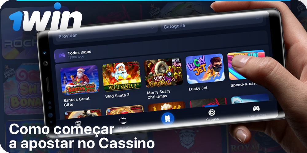Instruções sobre como começar a jogar os jogos do 1Win Casino