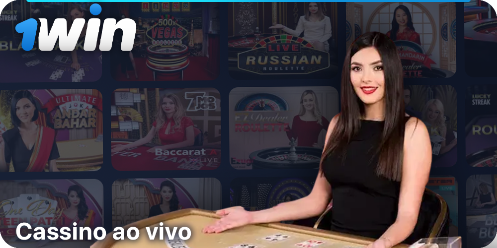 Jogue com dealers ao vivo no 1Win Cassino ao vivo