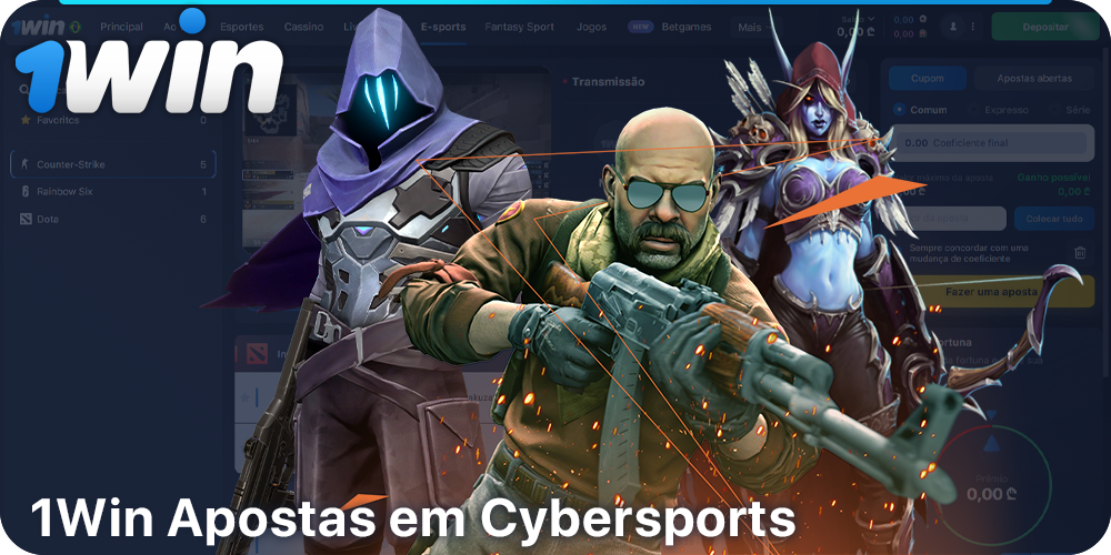 Aposta no ciberesporte a 1Win no Brasil