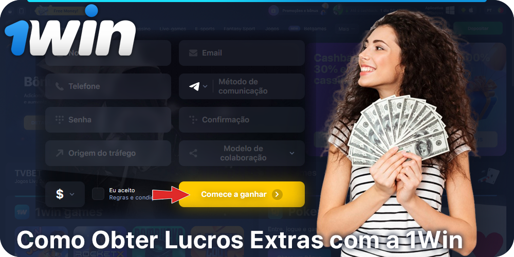Instruções detalhadas sobre como obter lucro extra com 1Win no Brasil