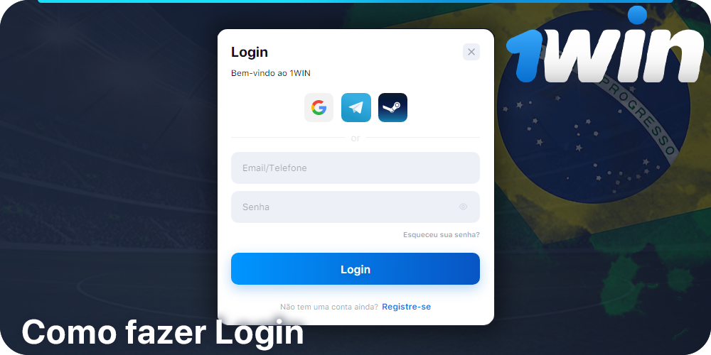 Instruções passo a passo sobre como fazer o login em sua conta 1Win