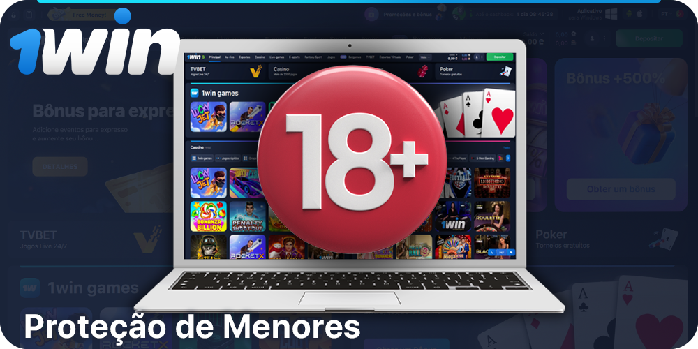 O jogo em 1Win só está disponível para adultos
