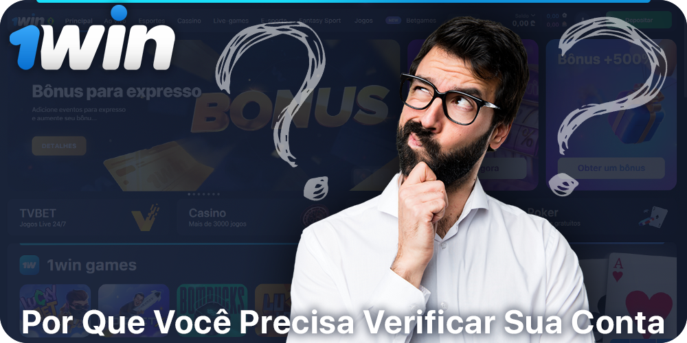 Por que 1Win players precisam verificar sua conta