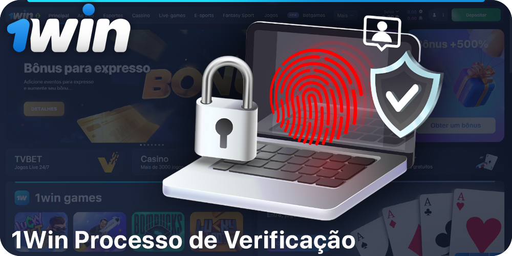 Verificação de dados de jogador 1Win